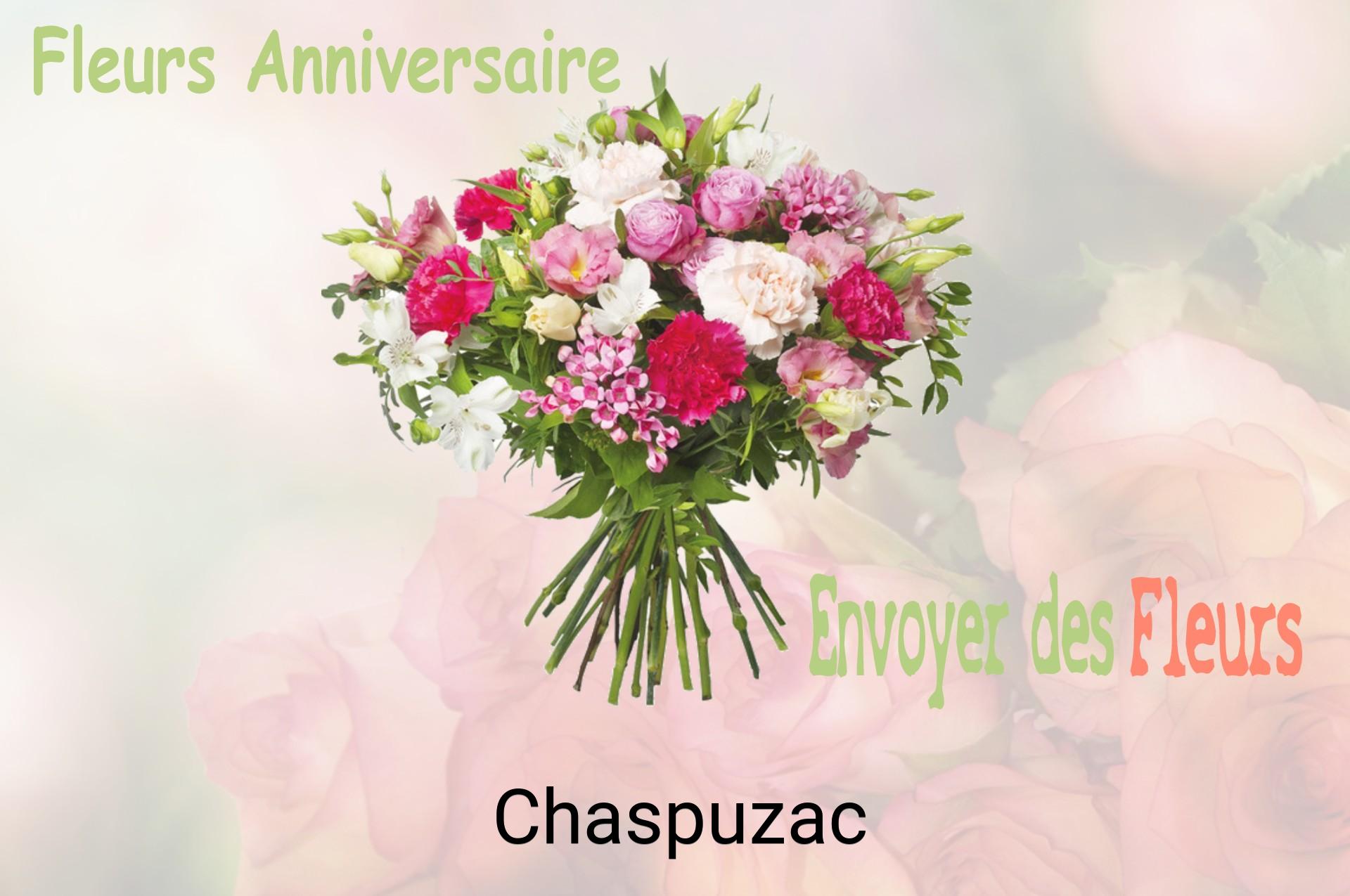 Bouquet de fleurs d’anniversaire livré à Chaspuzac