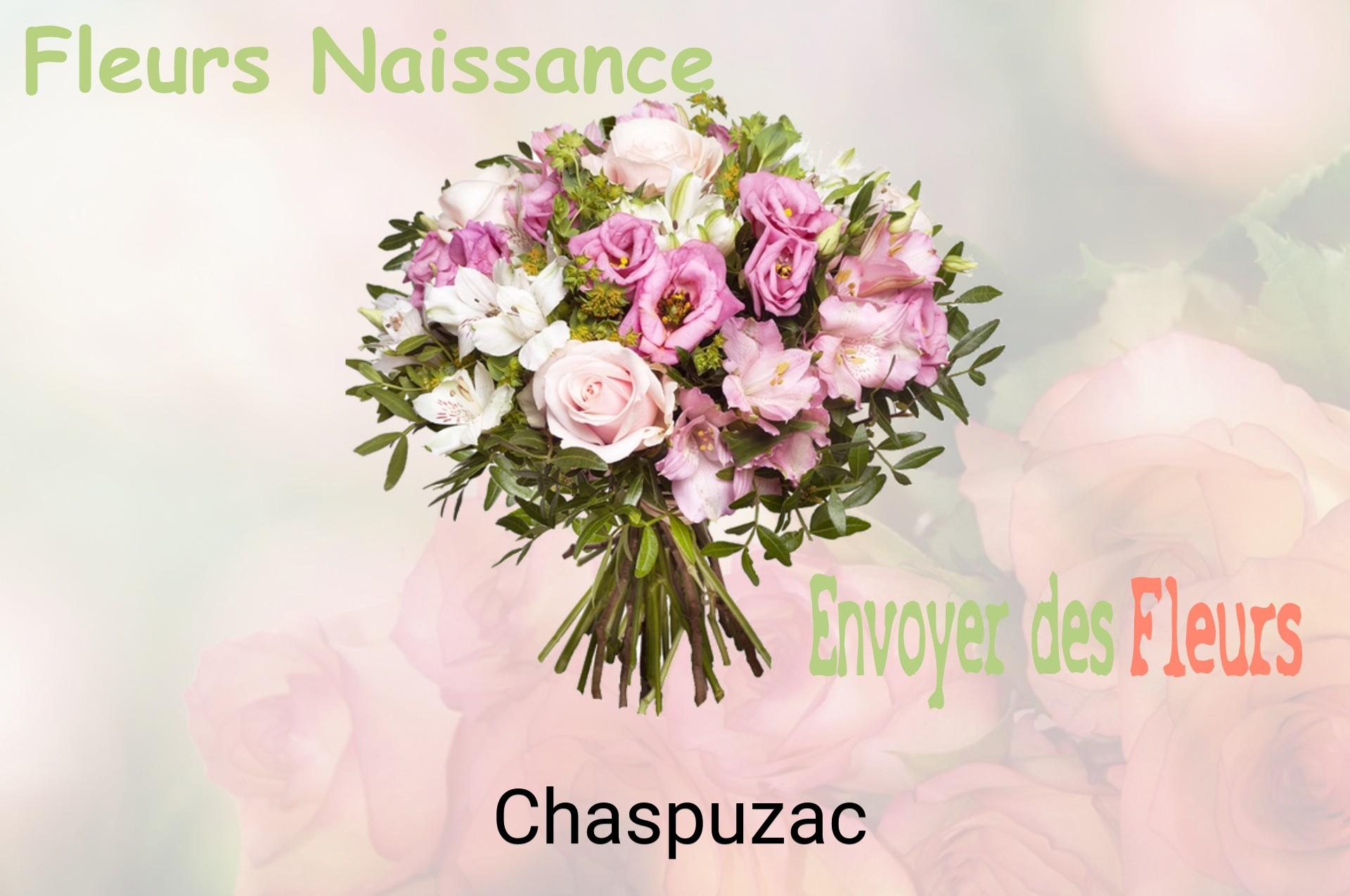 Bouquet de fleurs de naissance livré à Chaspuzac